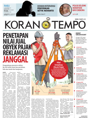 Penetapan Nilai Jual Obyek Pajak Reklamasi Janggal