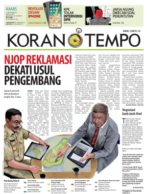 NJOP Reklamasi dekati Usul pengembang