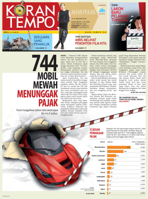 744 Mobil Mewah Menunggak Pajak