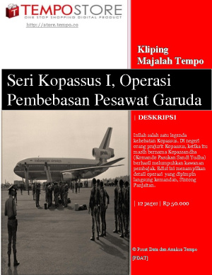 Seri Kopassus I, Operasi Pembebasan Pesawat Garuda