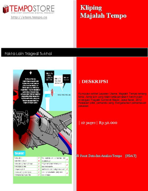 Fakta Lain Tragedi Sukhoi