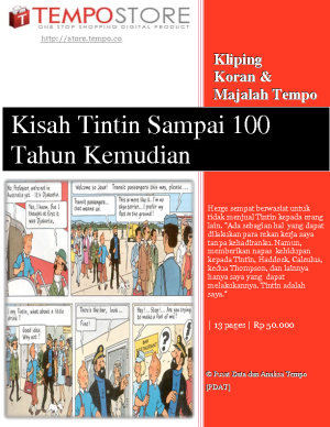 Kisah Tintin Sampai 100 Tahun Kemudian