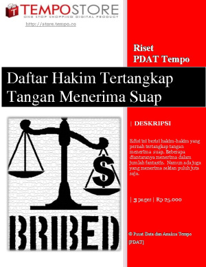 Daftar Hakim Tertangkap Tangan Menerima Suap