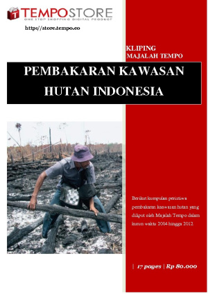 Pembakaran Kawasan Hutan Indonesia