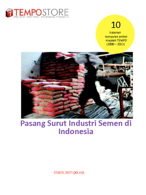 Pasang Surut Industri Semen di Indonesia