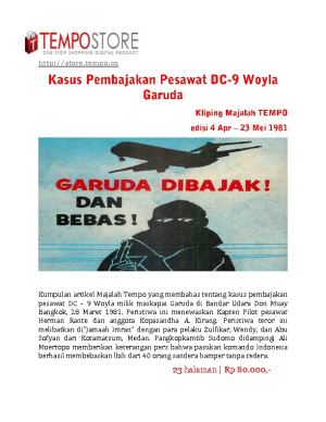 Pembajakan Pesawat DC-9 Woyla Garuda