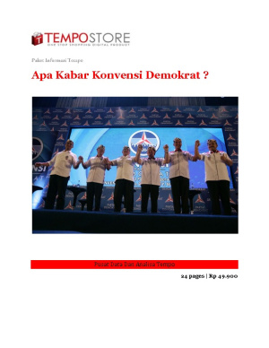 Apa Kabar Konvensi Demokrat?