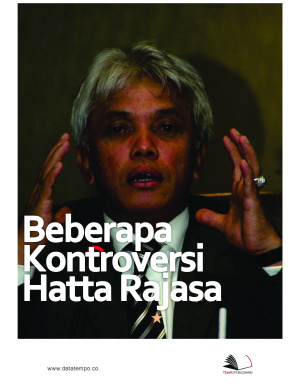 Beberapa Kontroversi Hatta Rajasa
