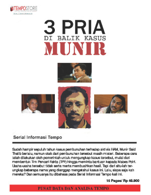 3 Pria Di Balik Kasus Munir