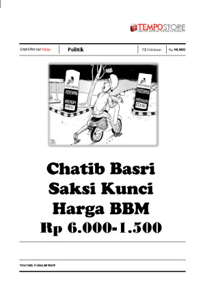 Chatib Basri Saksi Kunci Harga BBM Rp 6.000 - Rp 1.500