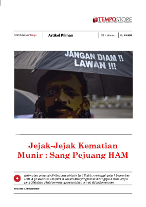 Jejak-Jejak Kematian Munir : Sang Pejuang HAM