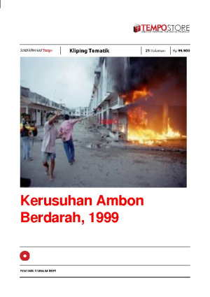 Kerusuhan Ambon Berdarah, 1999