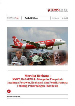 Mereka Berkata : KNKT, Basarnas - Mengulas Penyebab Jatuhnya Pesawat, Evakuasi, dan Pemikirannya Tentang Penerbangan Indonesia