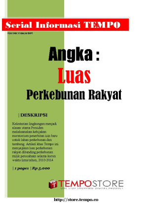 Angka Luas Perkebunan Rakyat