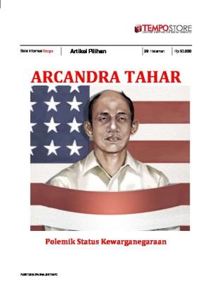 Arcandra Tahar dan Polemik Status Kewarganegaraan