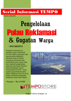 Pengelolaan  Pulau Reklamasi dan Gugatan Warga