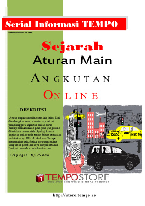 Sejarah Aturan Main Angkutan Online