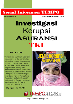 Investigasi Korupsi Asuransi TKI