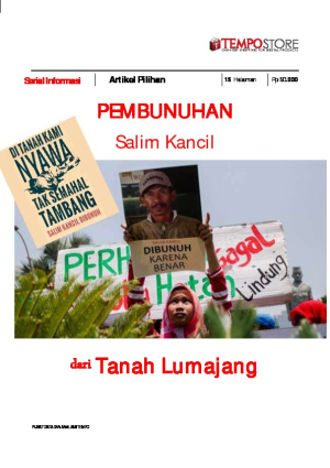 Pembunuhan Salim Kancil dari Tanah Lumajang