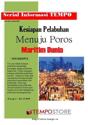 Kesiapan Pelabuhan Menuju Poros M aritim Dunia