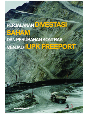 Perjalanan Divestasi Saham Dan Perubahan Kontrak Menjadi IUPK Freeport