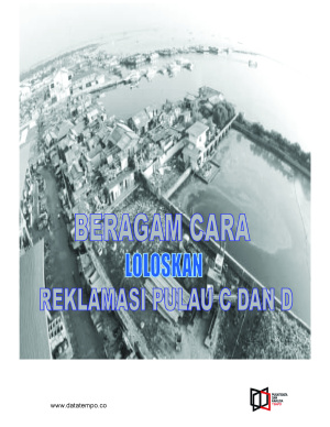 Beragam Cara Loloskan Reklamasi Pulau C dan D