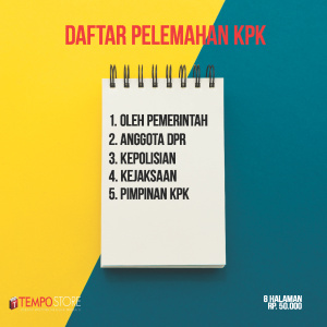 Daftar Pelemahan KPK