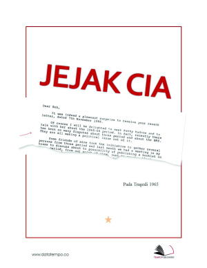Jejak CIA Pada Tragedi 1965