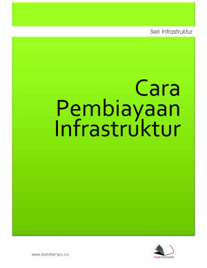 Cara Pembiayaan Infrastruktur